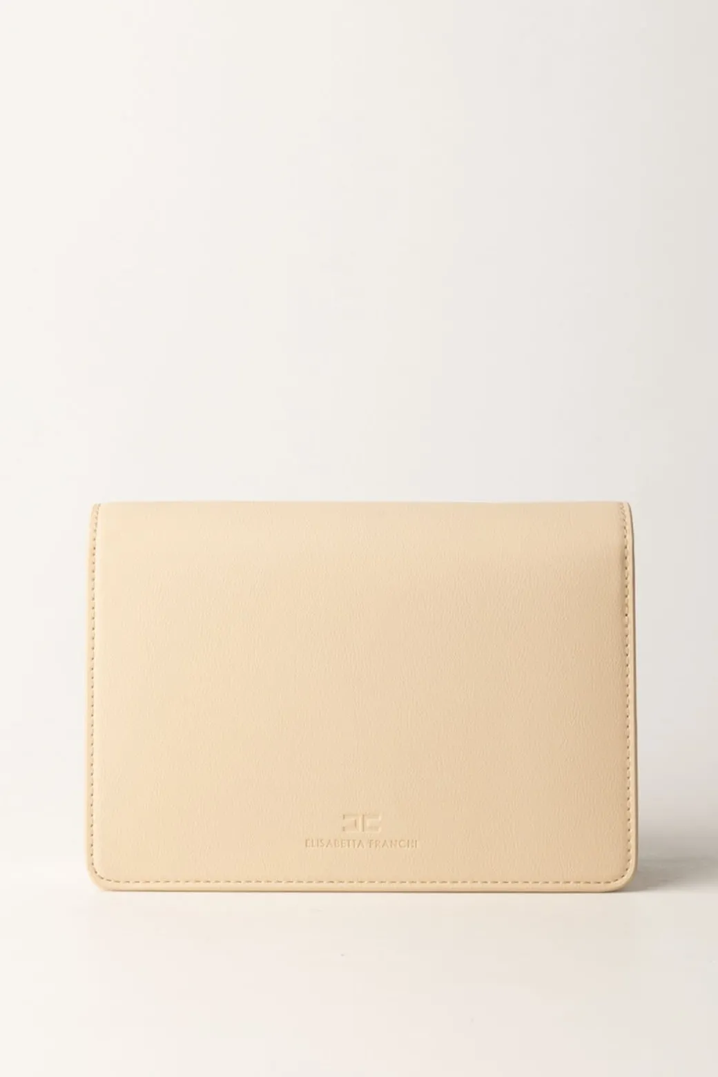 Donna Elisabetta Franchi Borsa a Tracolla con Logo In Metallo