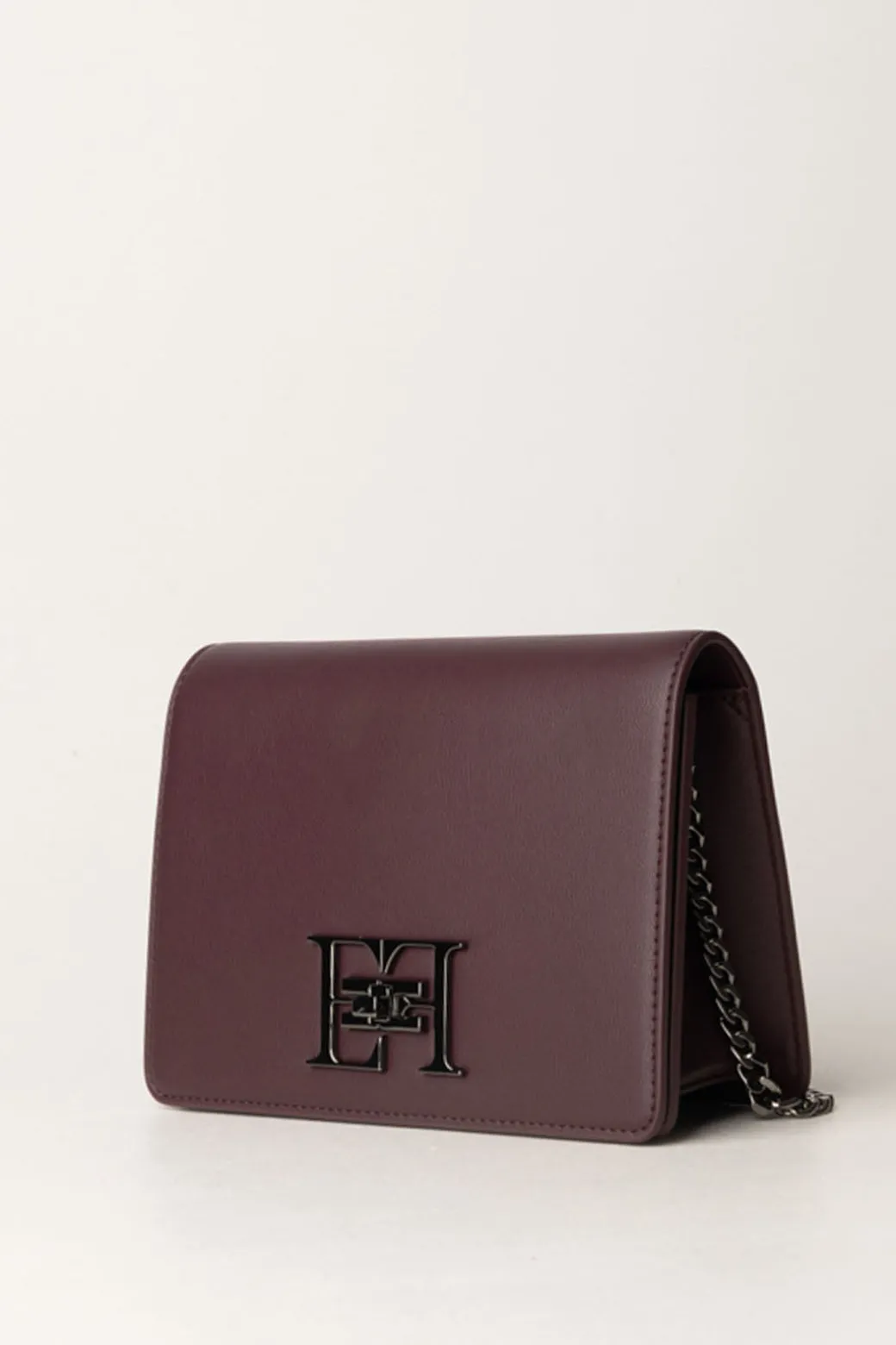 Donna Elisabetta Franchi Borsa a Tracolla con Logo In Metallo