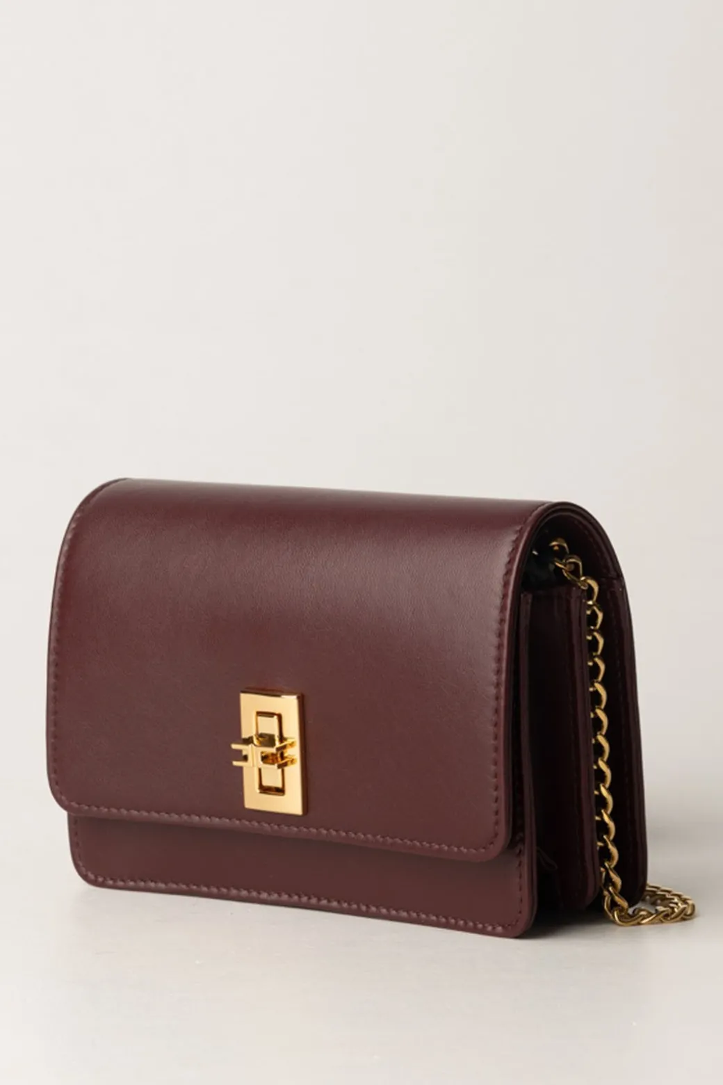 Donna Elisabetta Franchi Borsa a Tracolla In Nappa Lucida