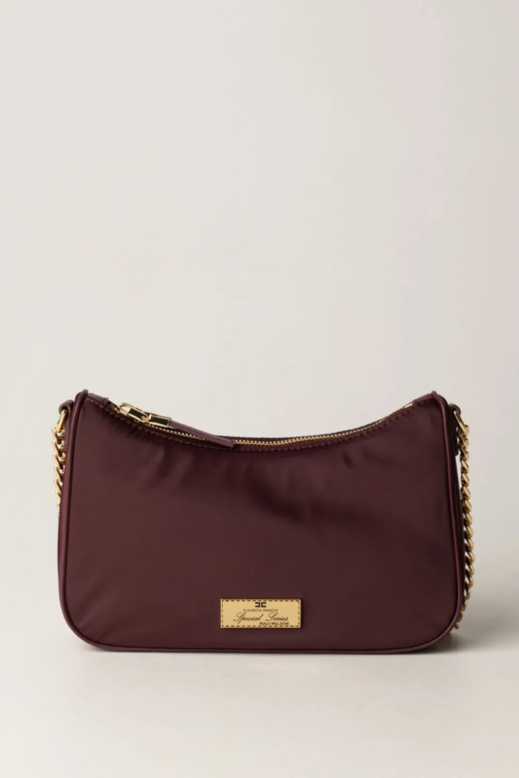 Donna Elisabetta Franchi Borsa con Doppia Tracolla e Logo
