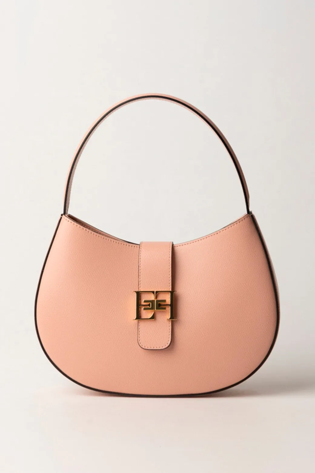 Donna Elisabetta Franchi Borsa Hobo Grande con Logo