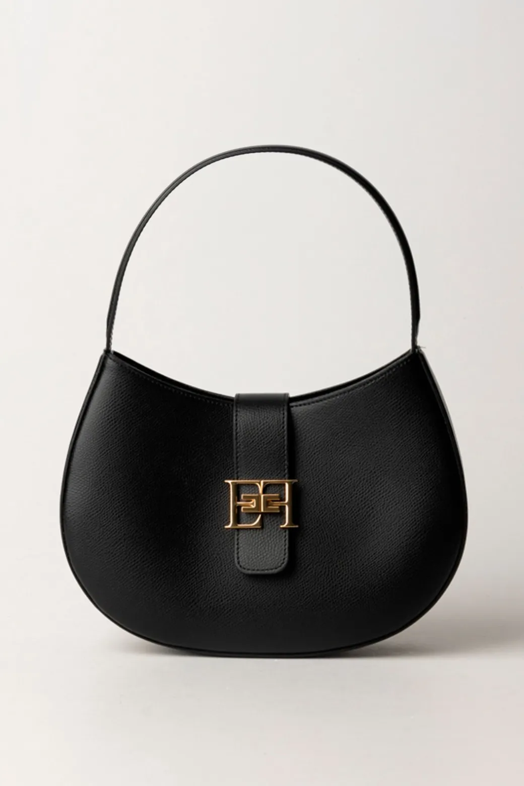 Donna Elisabetta Franchi Borsa Hobo Grande con Logo