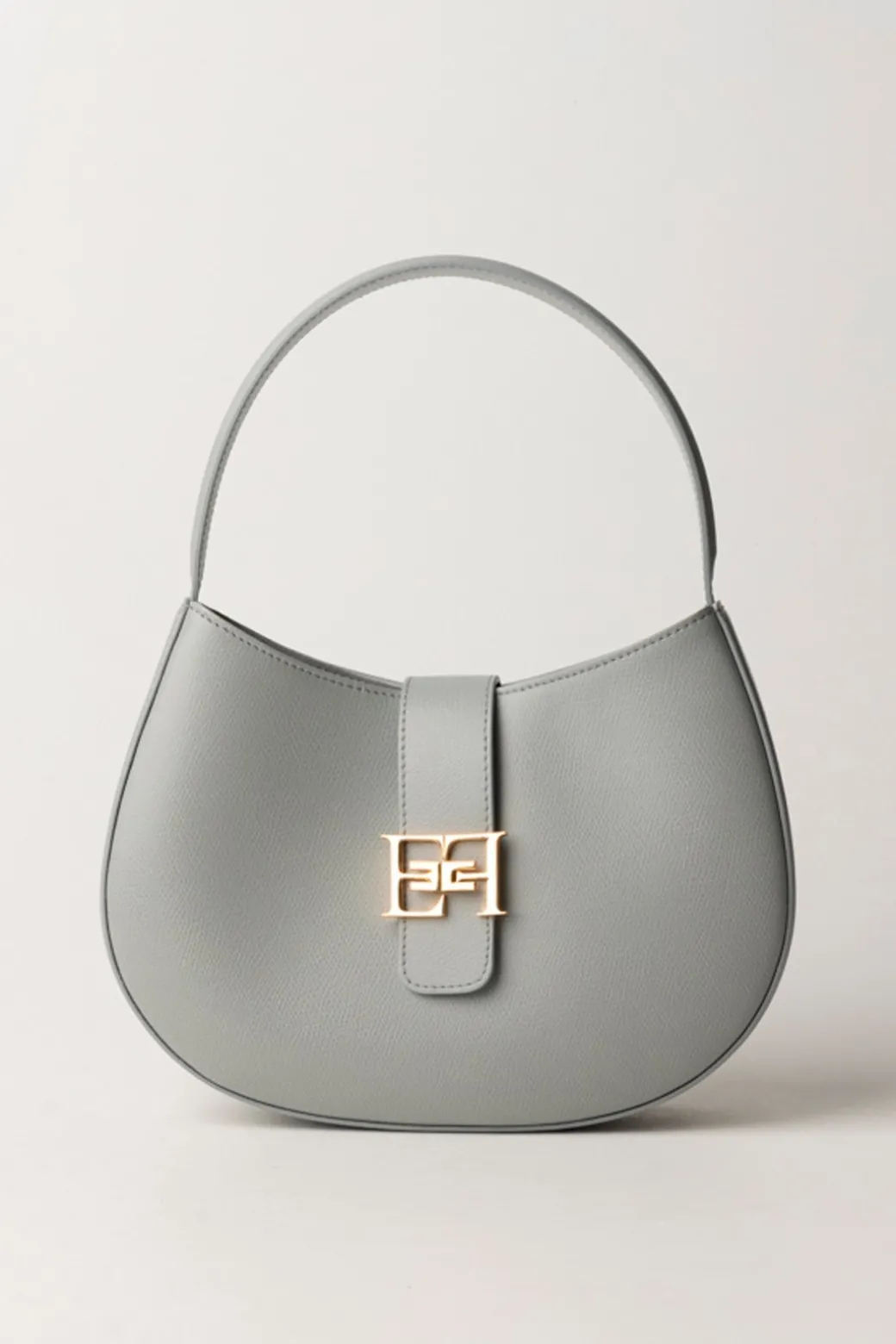 Donna Elisabetta Franchi Borsa Hobo Grande con Logo