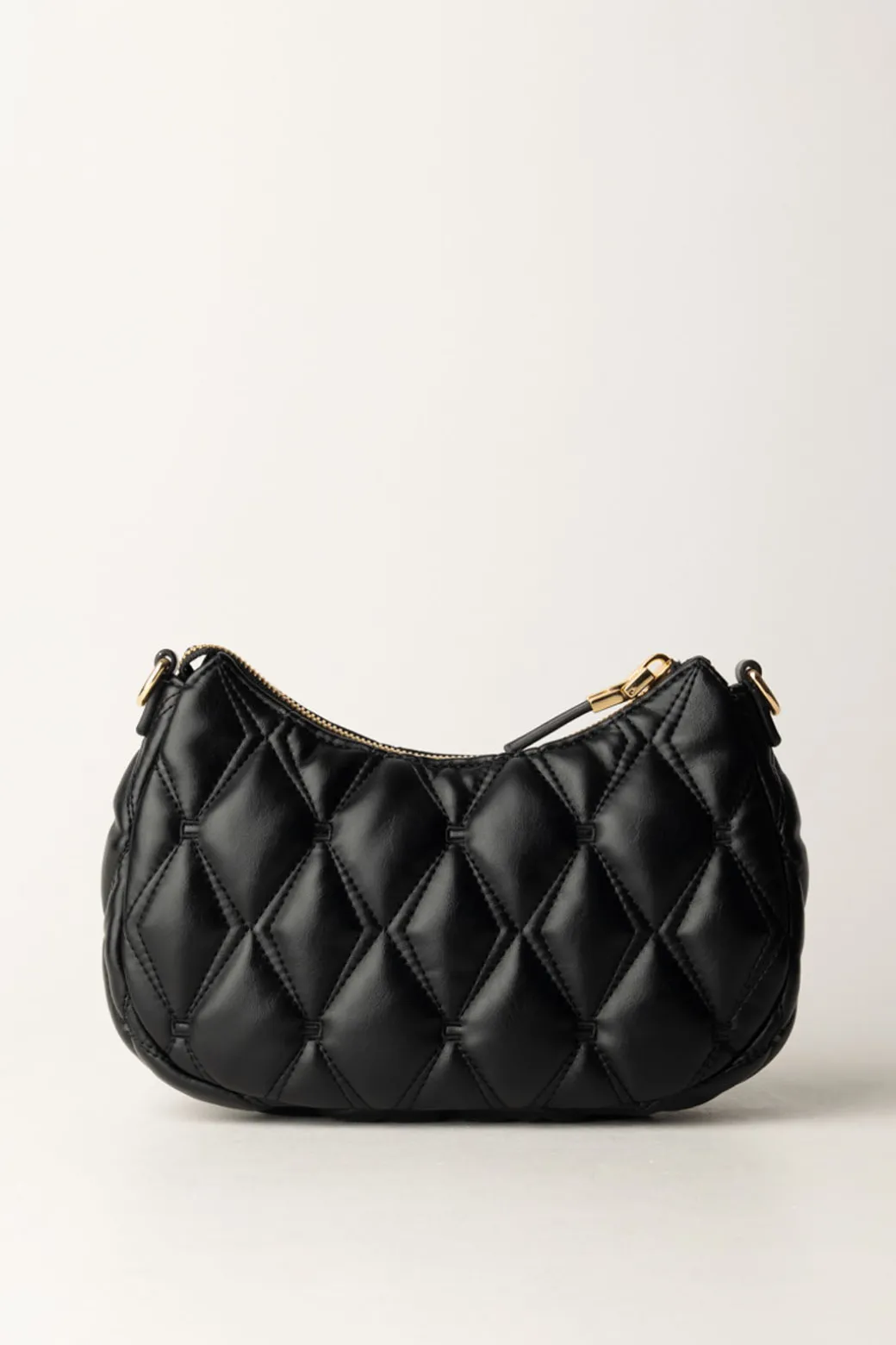Donna Elisabetta Franchi Borsa Hobo In Tessuto Embossed con Lettering