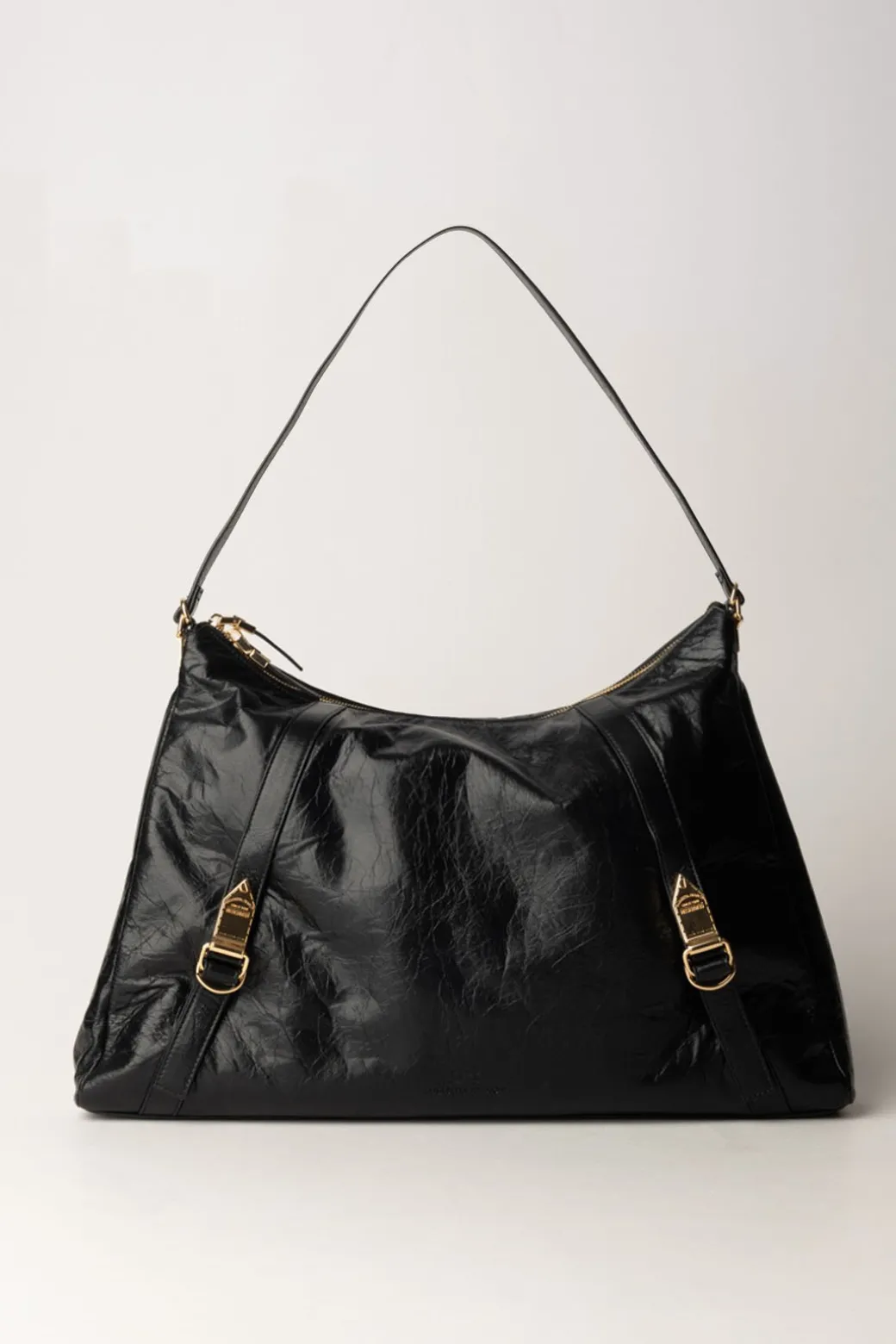Donna Elisabetta Franchi Borsa Hobo Lucida