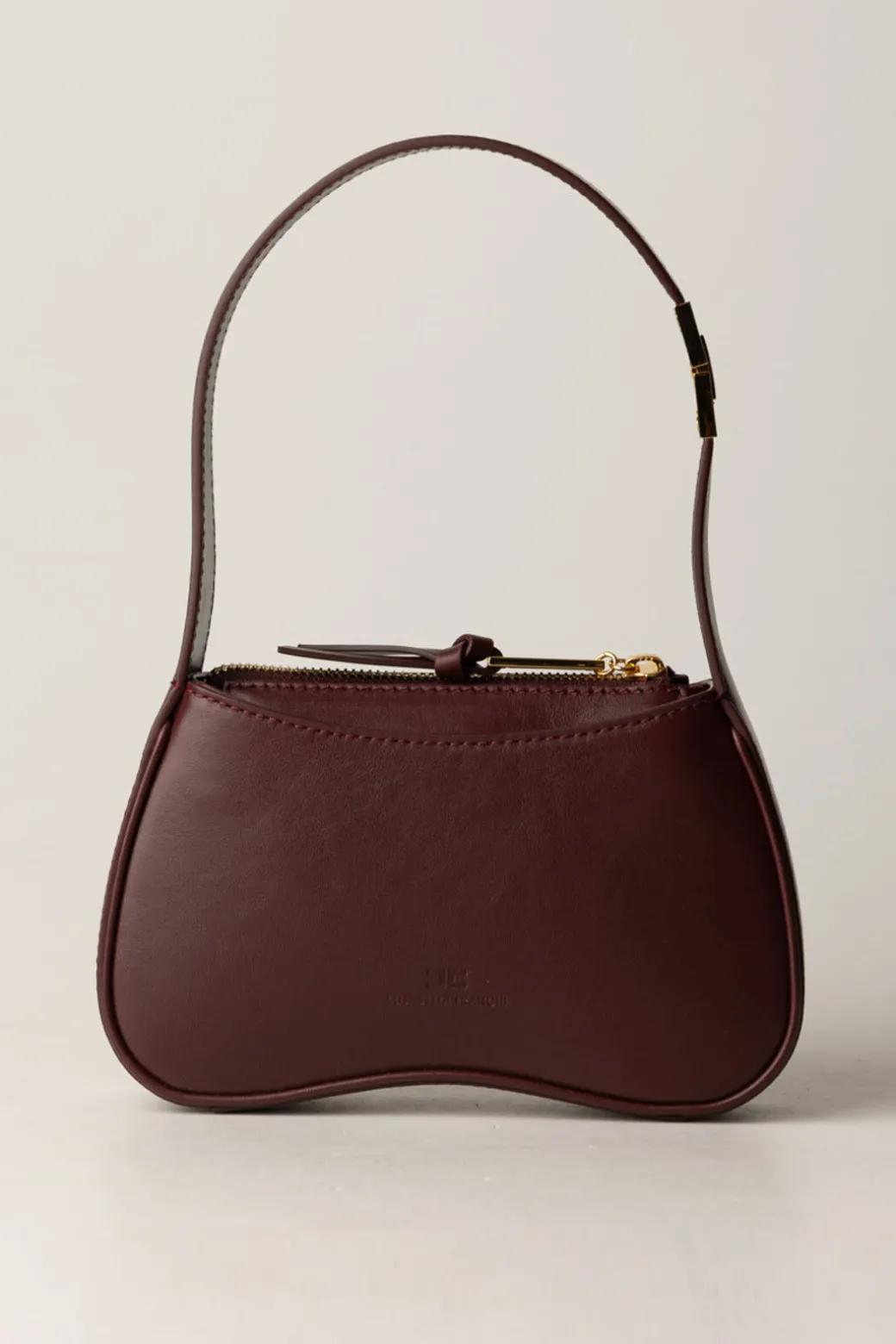 Donna Elisabetta Franchi Borsa Hobo Mini In Nappa Lucida
