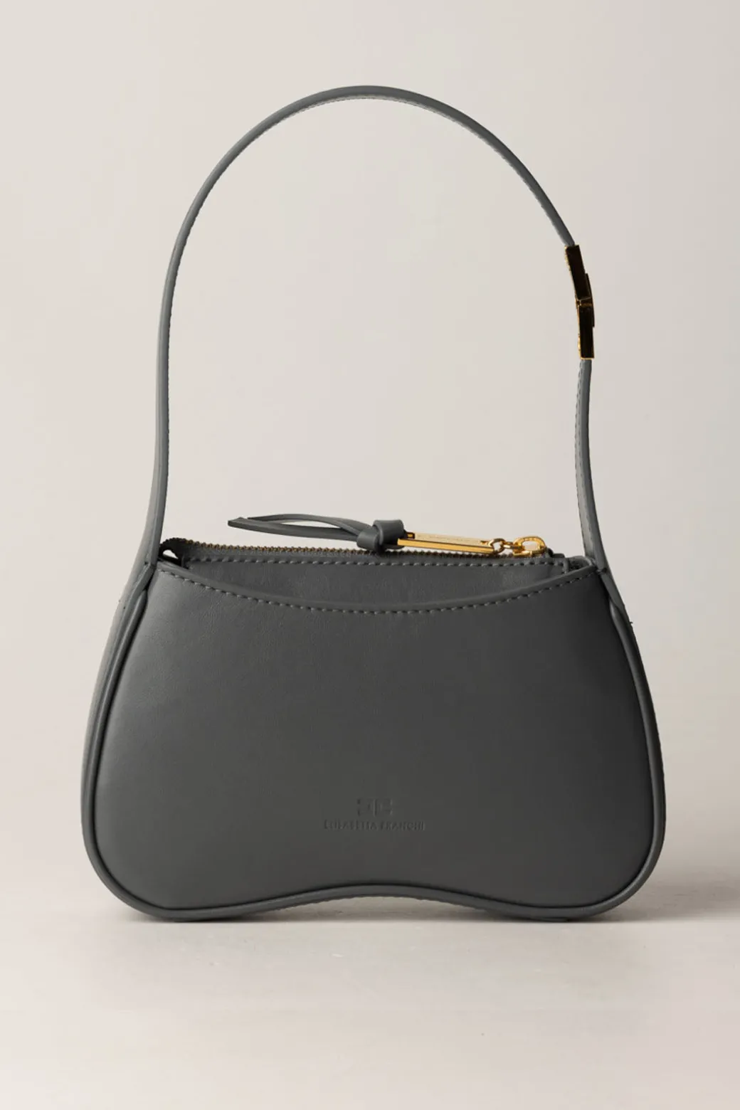 Donna Elisabetta Franchi Borsa Hobo Mini In Nappa Lucida
