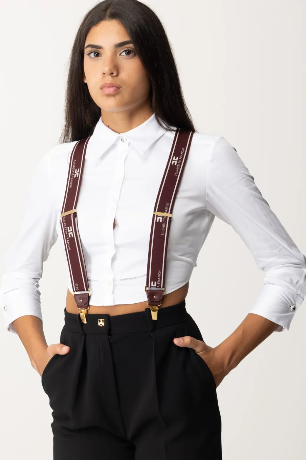Donna Elisabetta Franchi Bretelle Logate