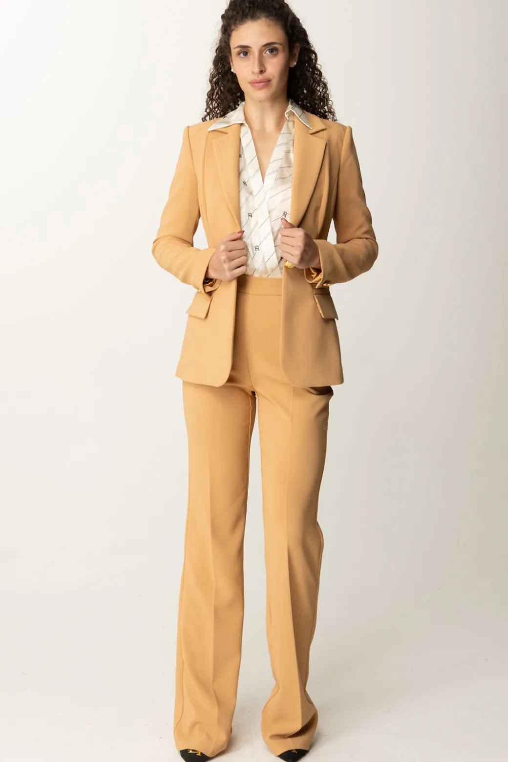 Donna Elisabetta Franchi Camicia Body Stampata