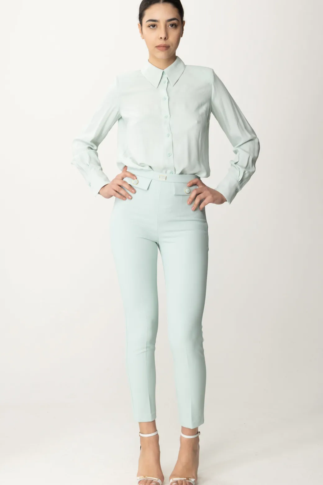 Donna Elisabetta Franchi Camicia Fluida