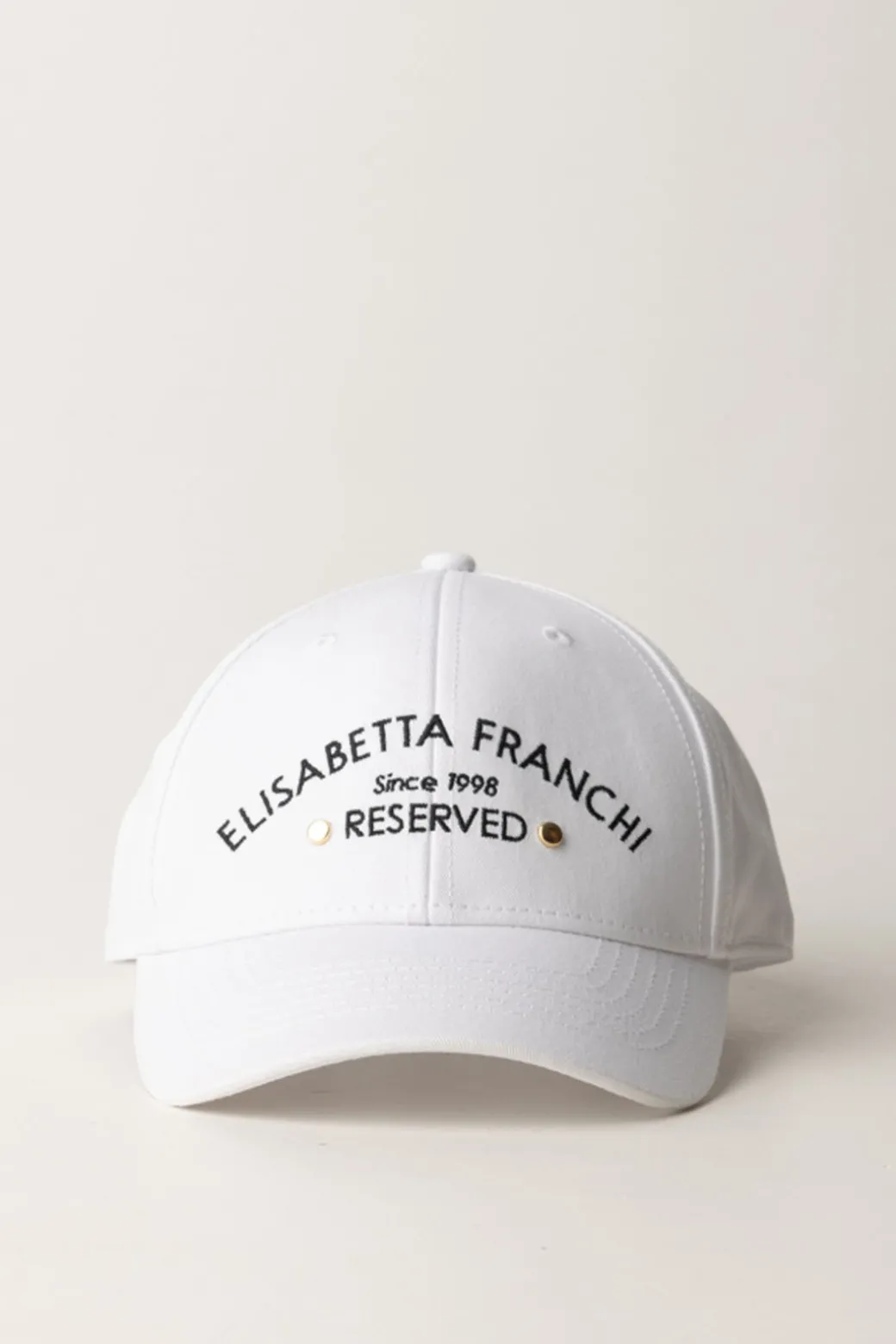 Donna Elisabetta Franchi Cappello Da Baseball con Logo