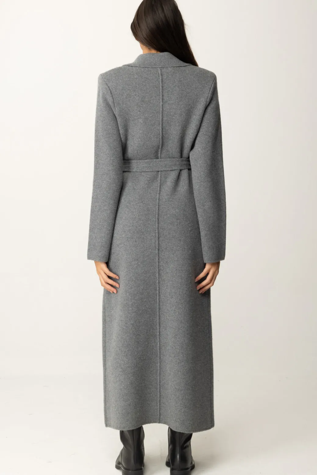 Donna Elisabetta Franchi Cappotto Vestaglia con Stemma