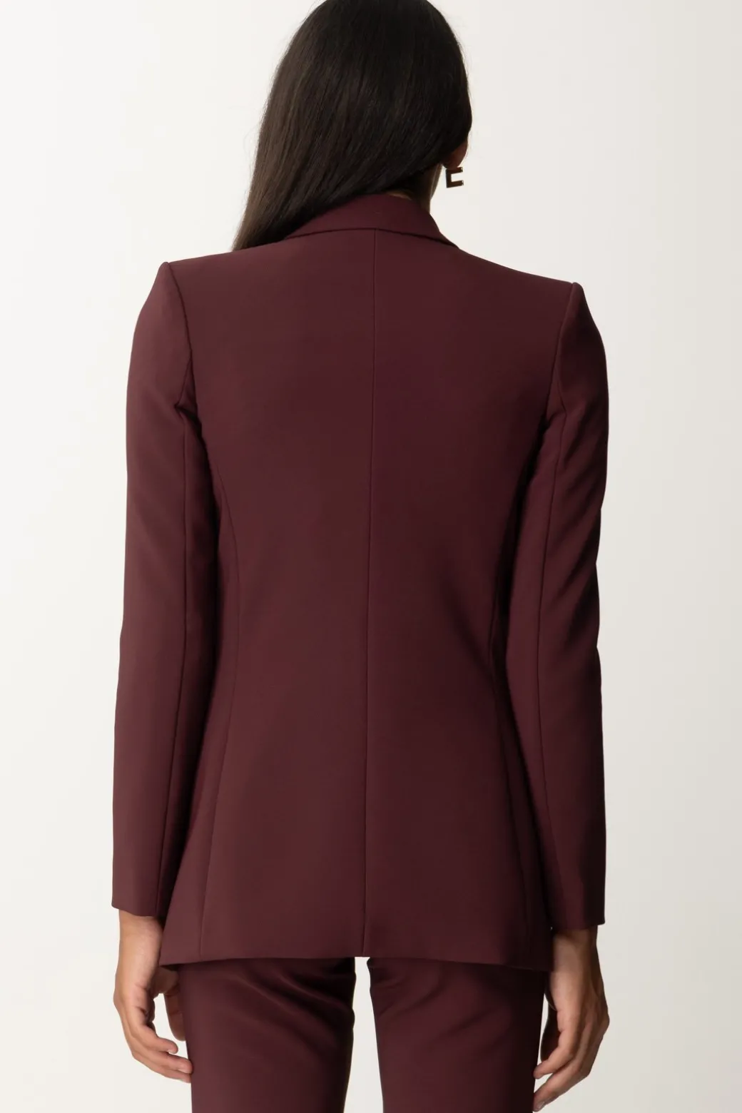 Donna Elisabetta Franchi Completo Giacca e Pantalone con Logo