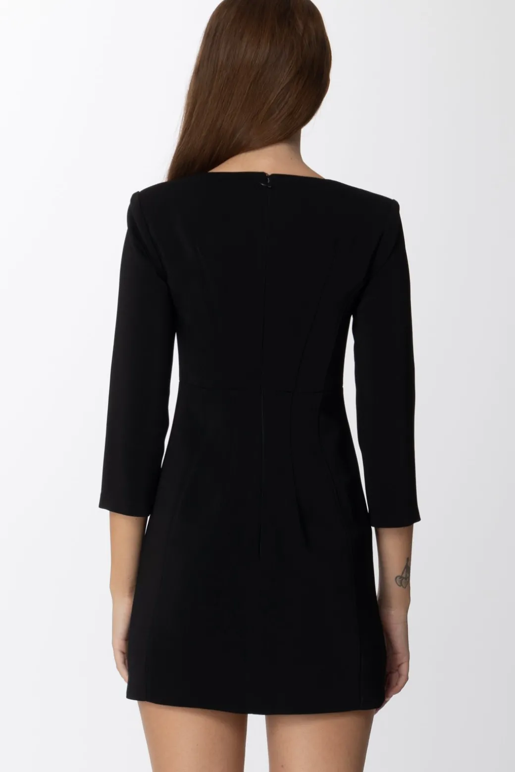 Donna Elisabetta Franchi Mini Abito Bustier con Borchie