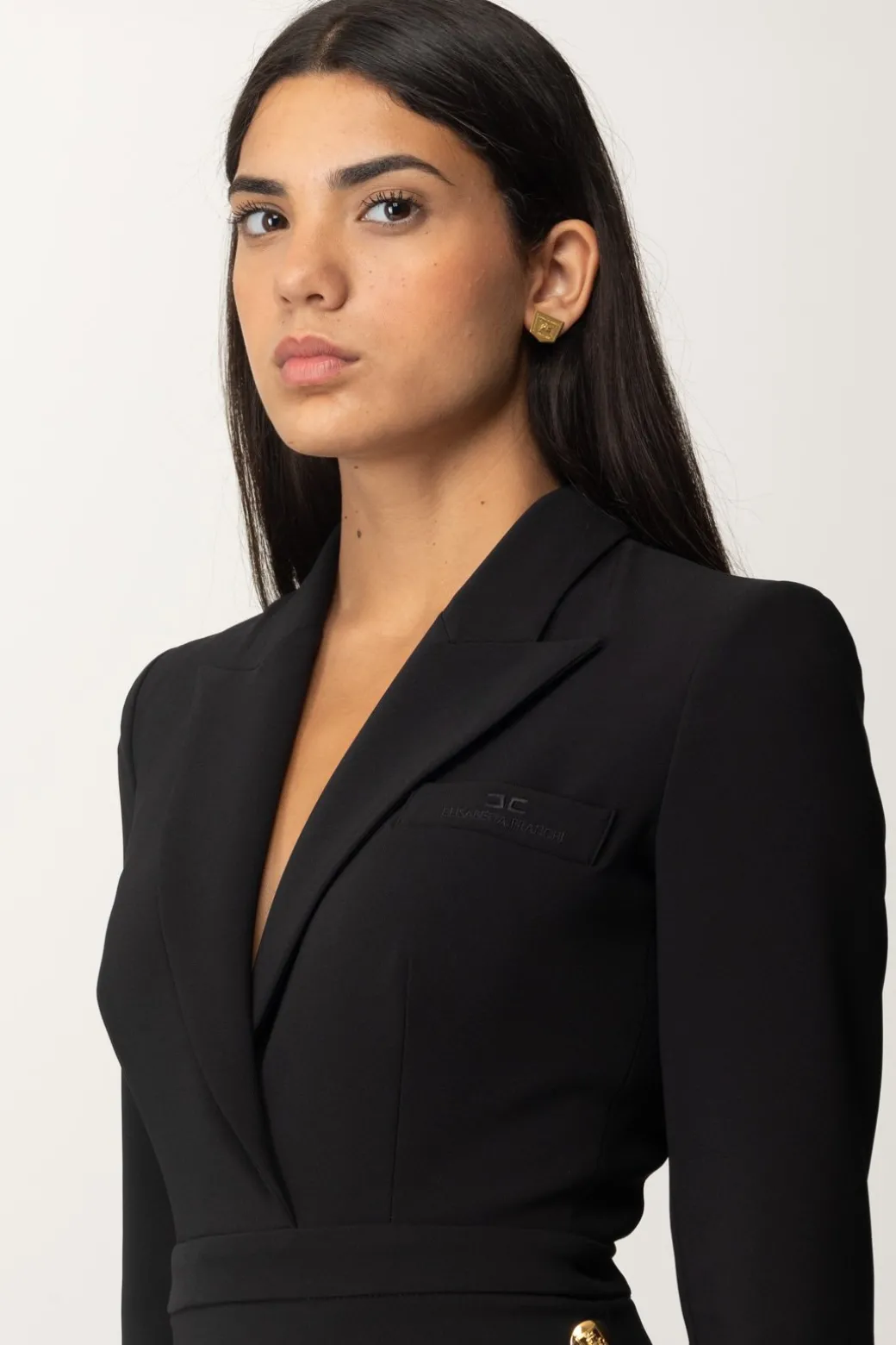 Donna Elisabetta Franchi Orecchini Stemma Logo