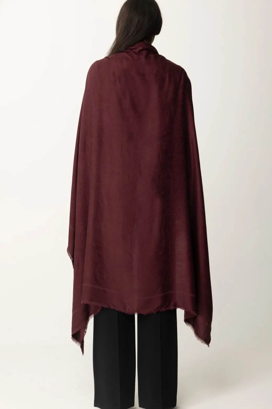 Donna Elisabetta Franchi Pashmina In Viscosa Modal