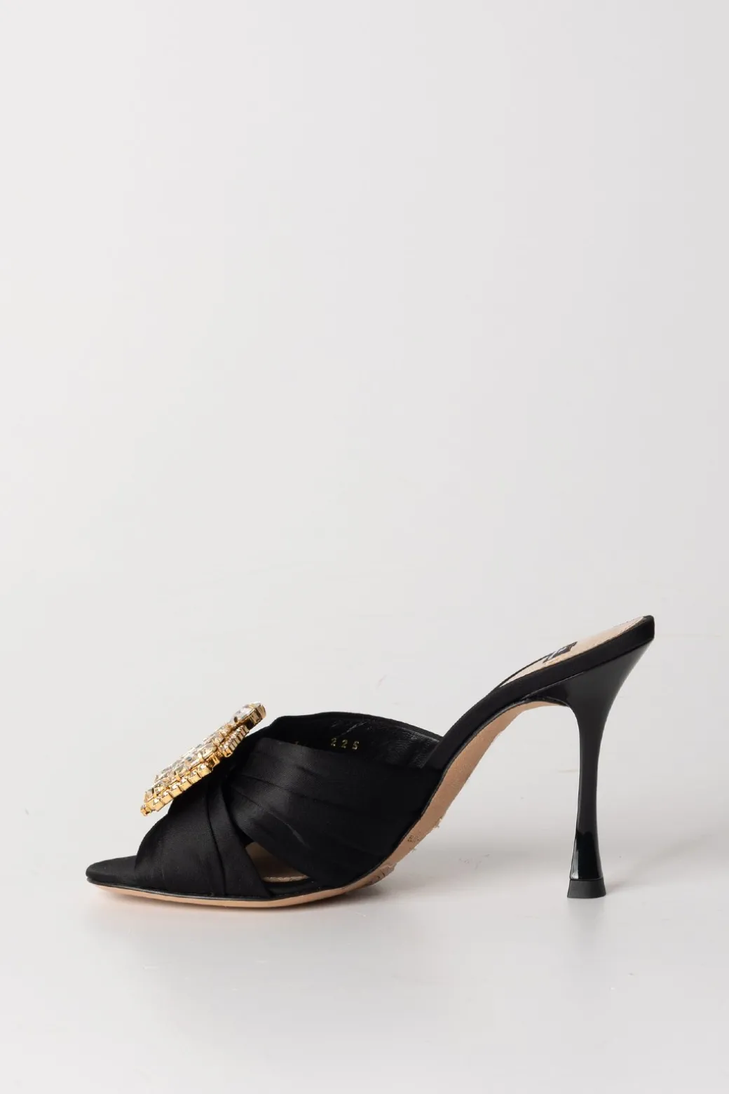 Donna Elisabetta Franchi Sandali Slider In Raso
