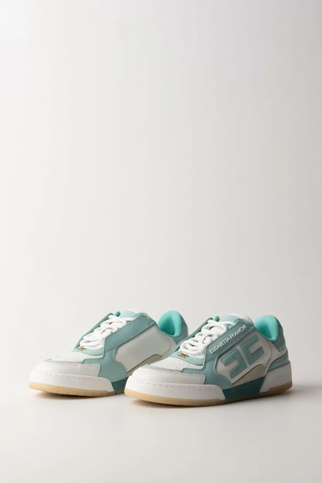 Donna Elisabetta Franchi Sneakers Bicolor con Logo Cc