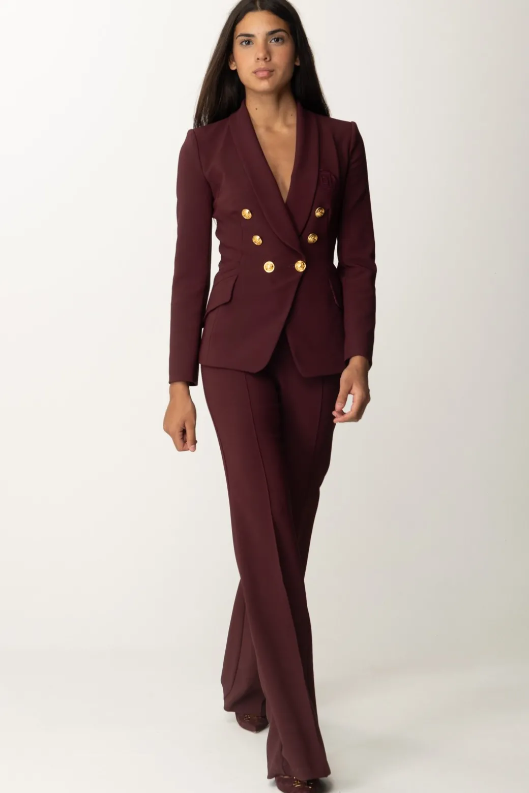 Donna Elisabetta Franchi Tailleur Giacca e Pantalone
