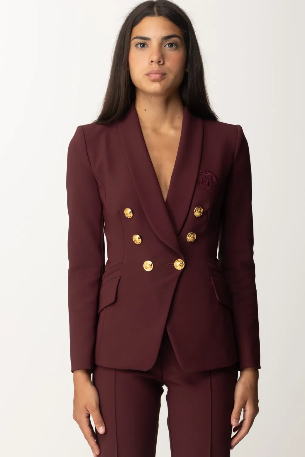 Donna Elisabetta Franchi Tailleur Giacca e Pantalone