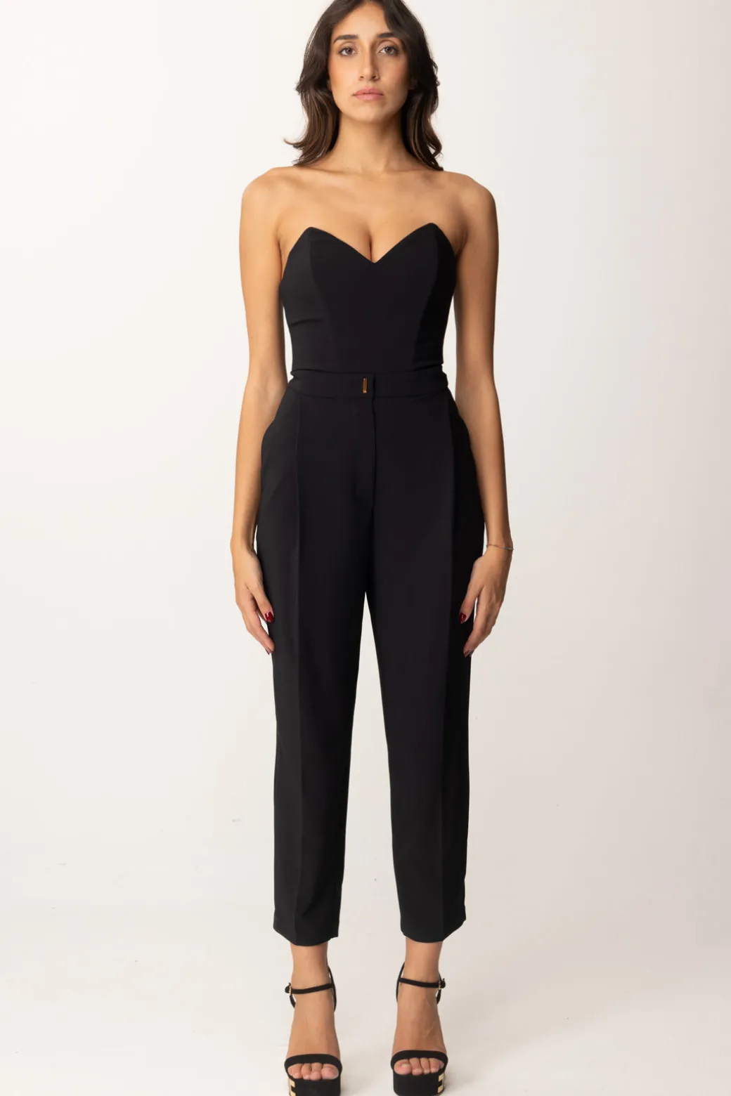 Donna Elisabetta Franchi Tuta con Top Bustier