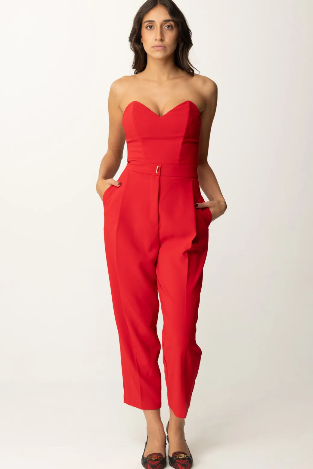 Donna Elisabetta Franchi Tuta con Top Bustier