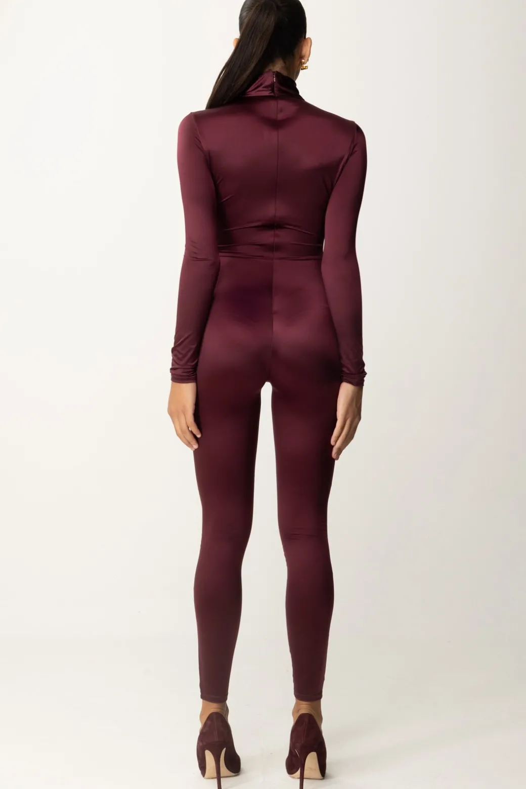 Donna Elisabetta Franchi Tuta In Lycra con Motivo Cut-out e Logo