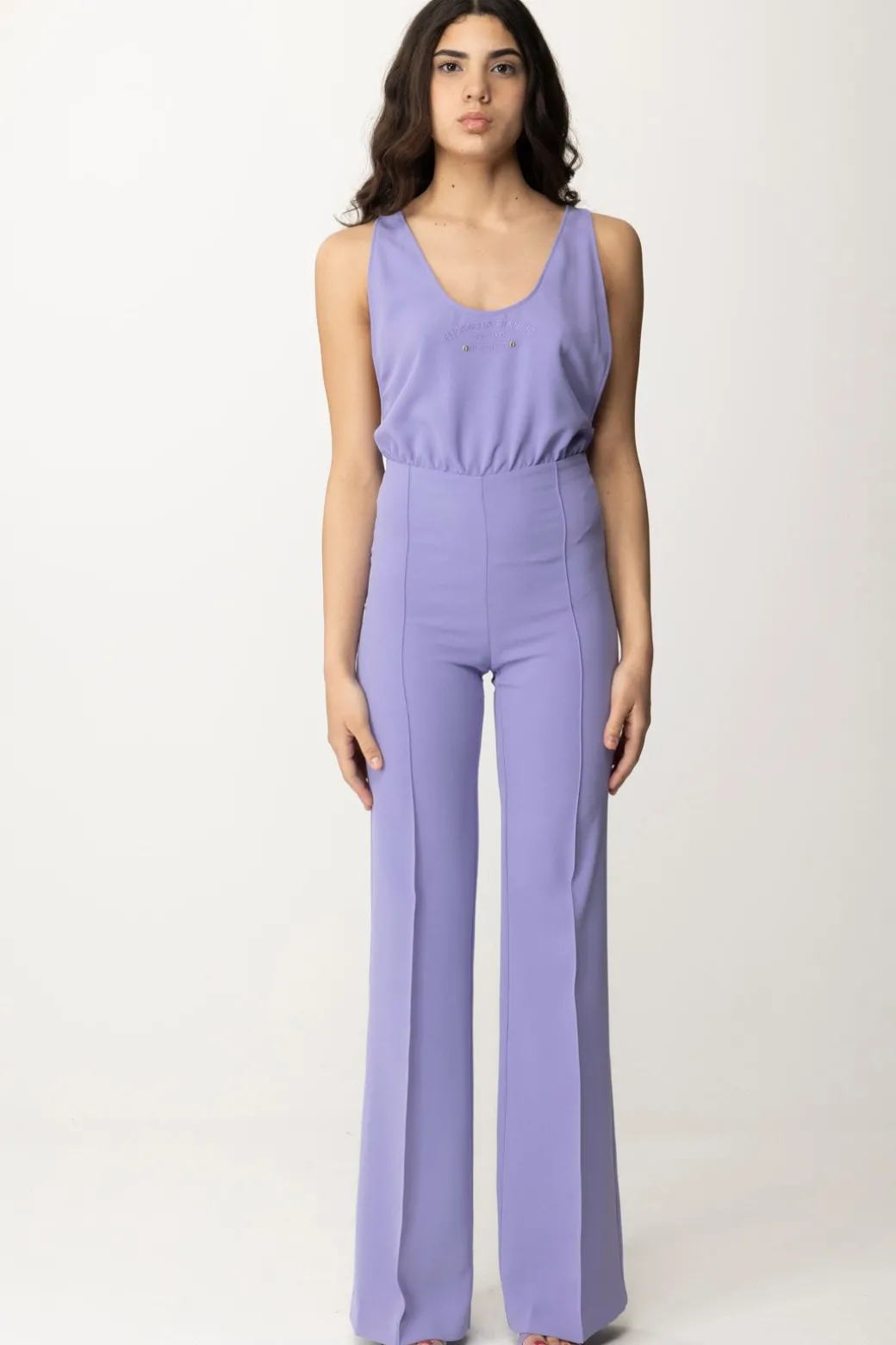 Donna Elisabetta Franchi Tuta Ricamo Logo Reserved