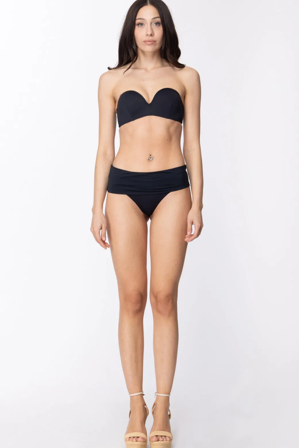 Donna Fk Bikini Fascia a Cuore Slip con Fascia Larga