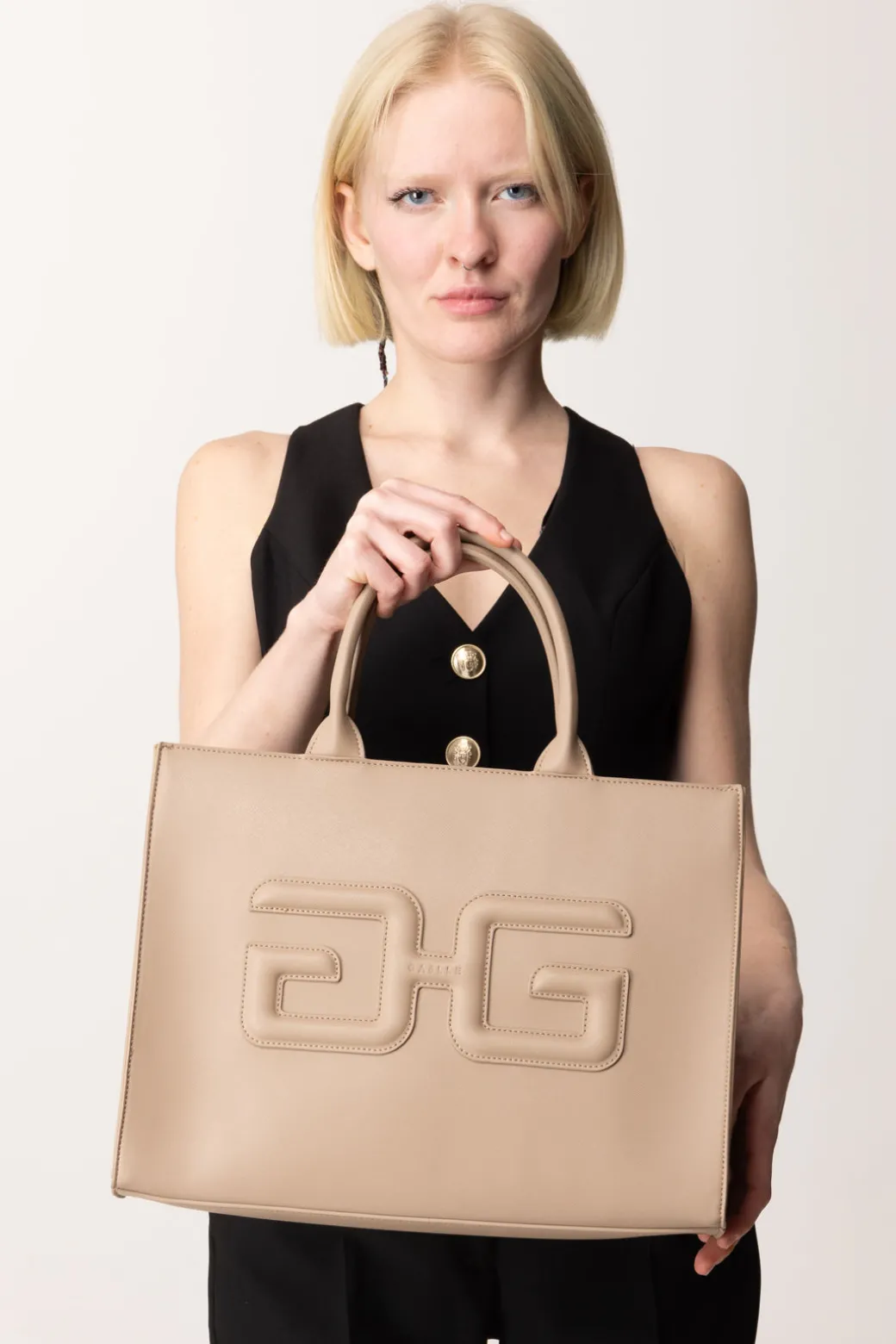 Donna Gaëlle Paris Maxi Shopper con Logo