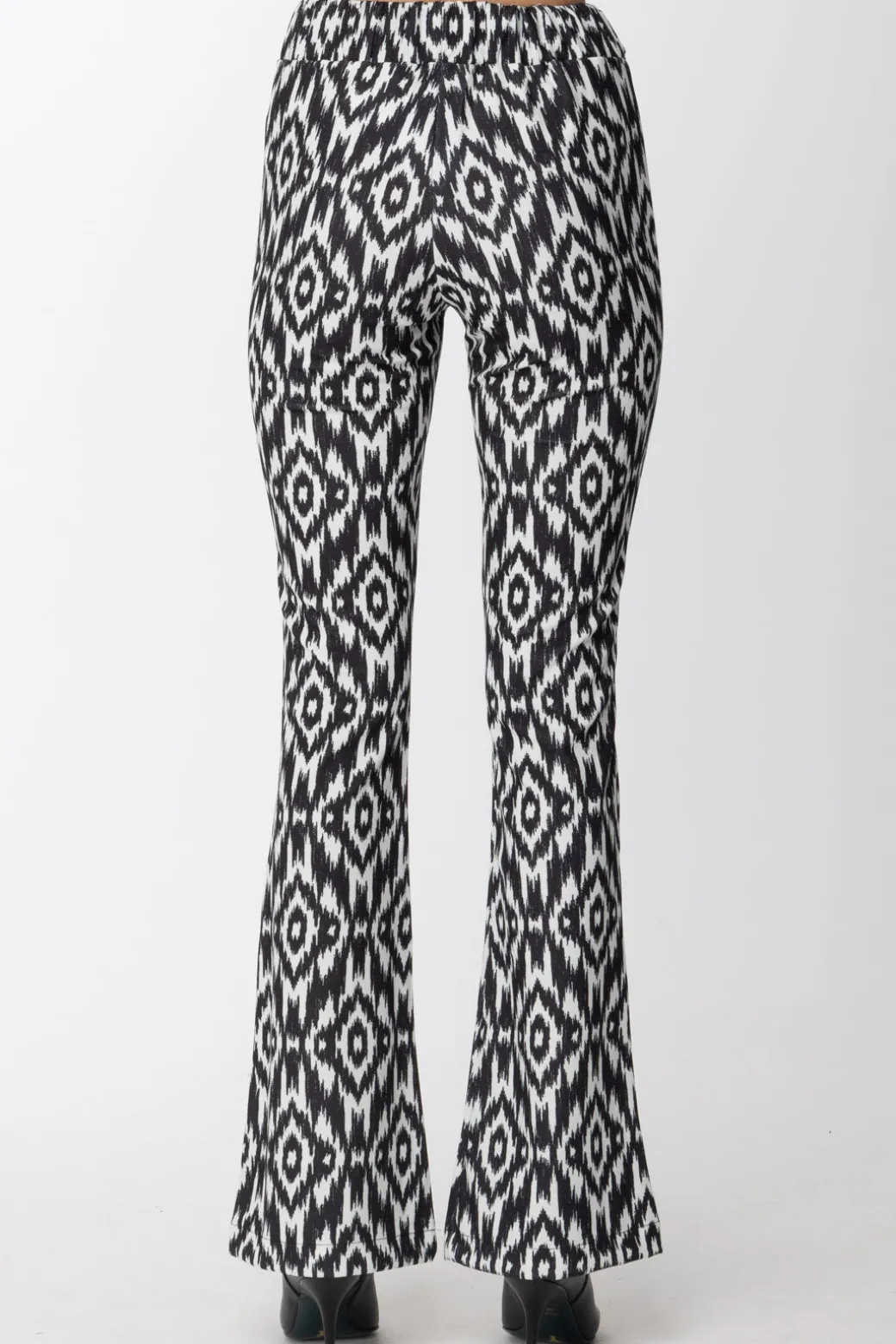 Donna Gaëlle Paris Pantaloni a Zampa con Stampa Bicolor