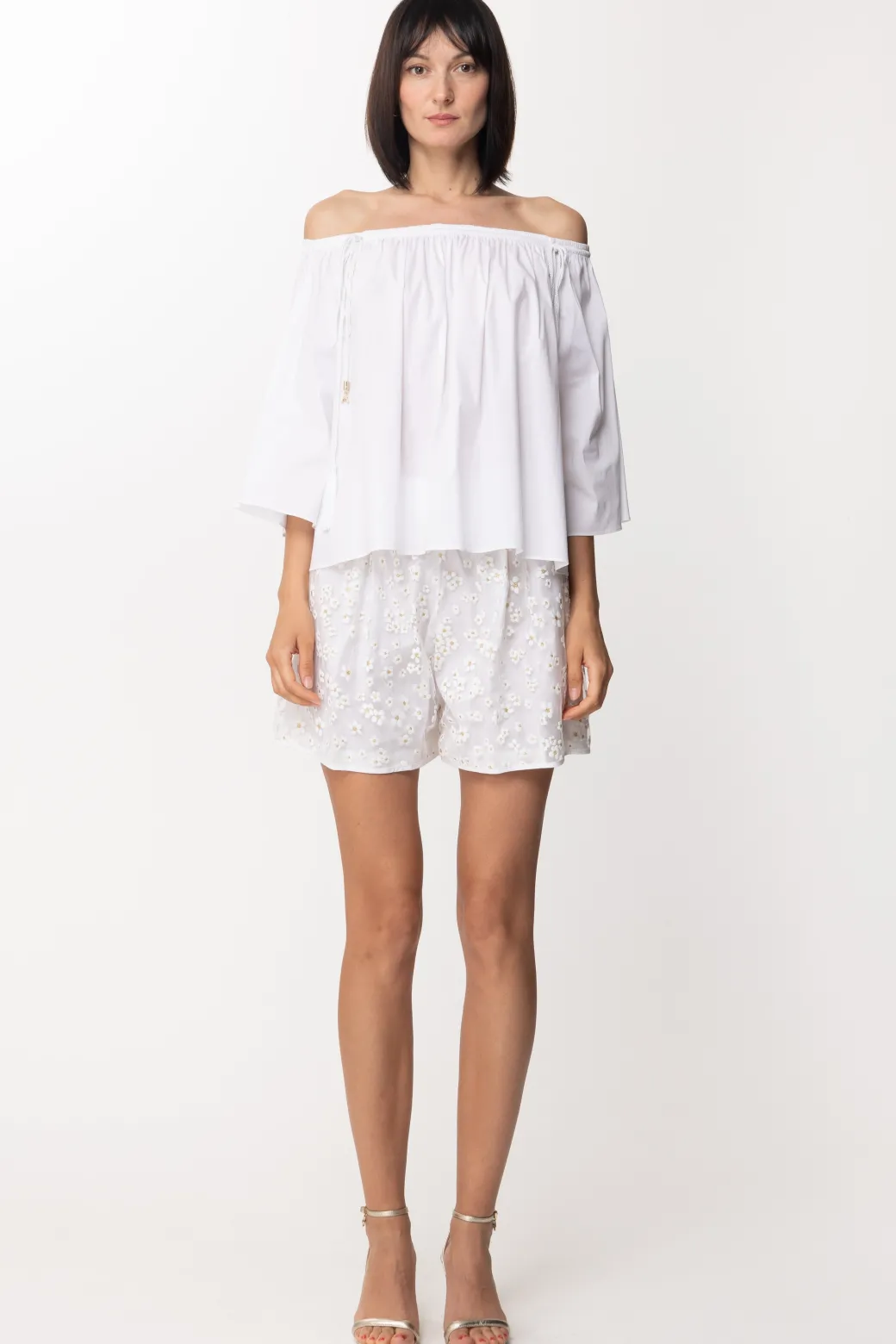 Donna Gina Shorts Boxer a Fiorellini