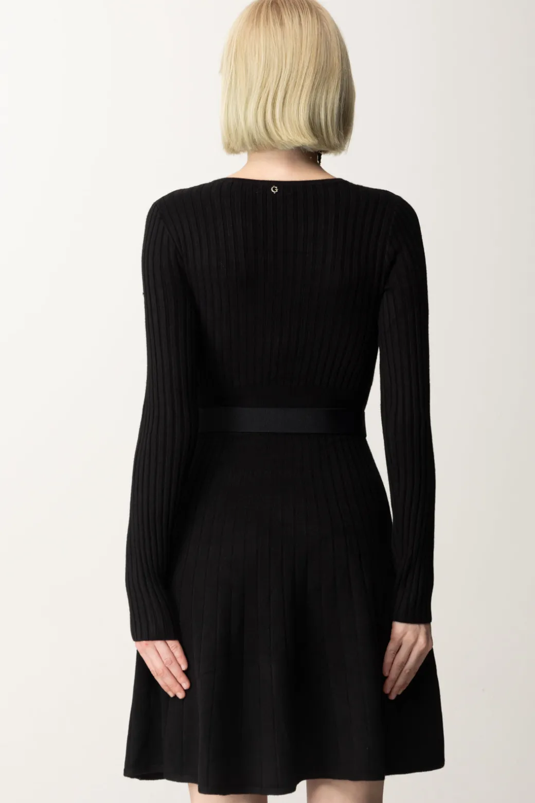 Donna Guess Abito In Maglia a Costine con Cintura
