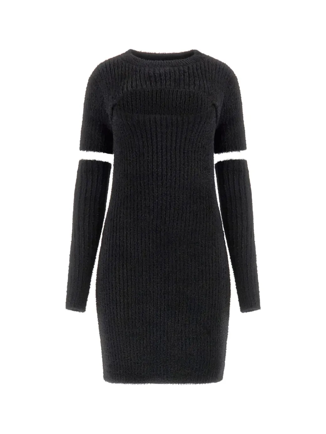 Donna Guess Abito In Maglia con Cut-out e Manicotti