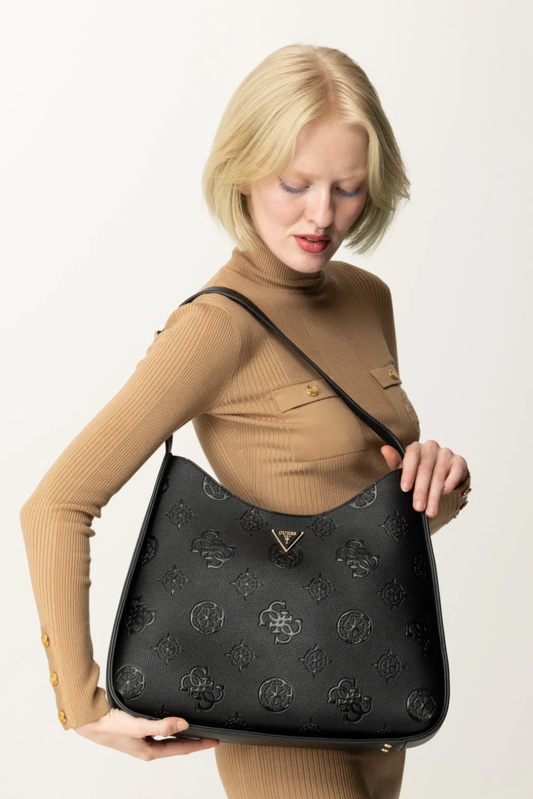 Donna Guess Borsa a Mano Large Hobo Keandra