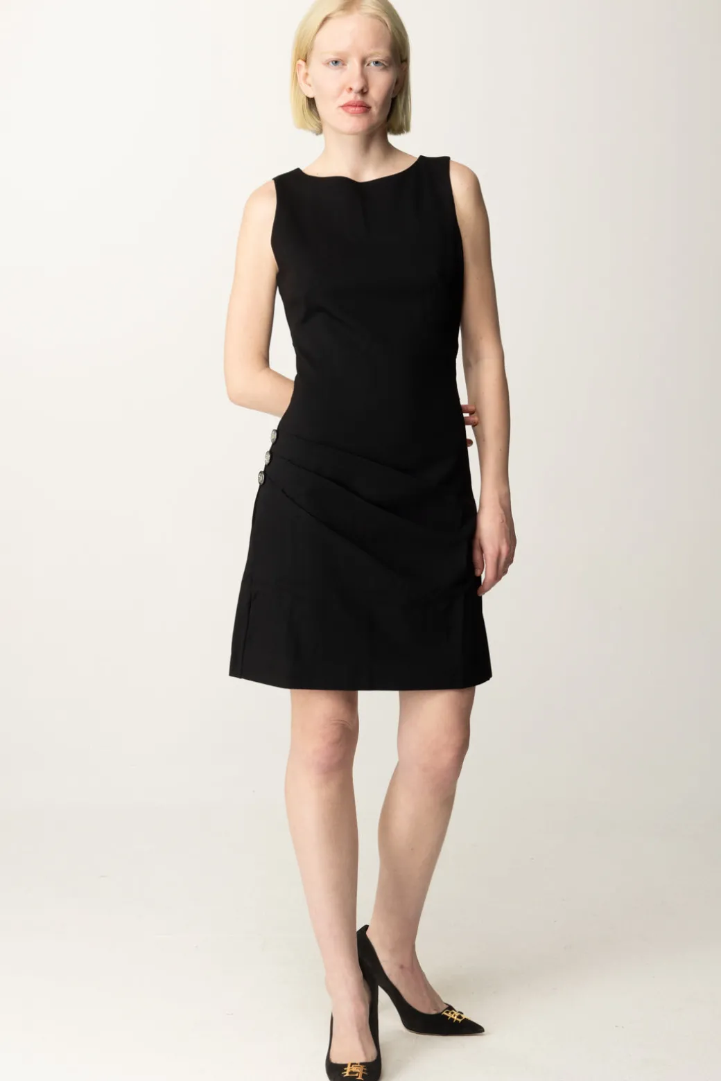 Donna Guess Mini Abito Lena con Drapeggio
