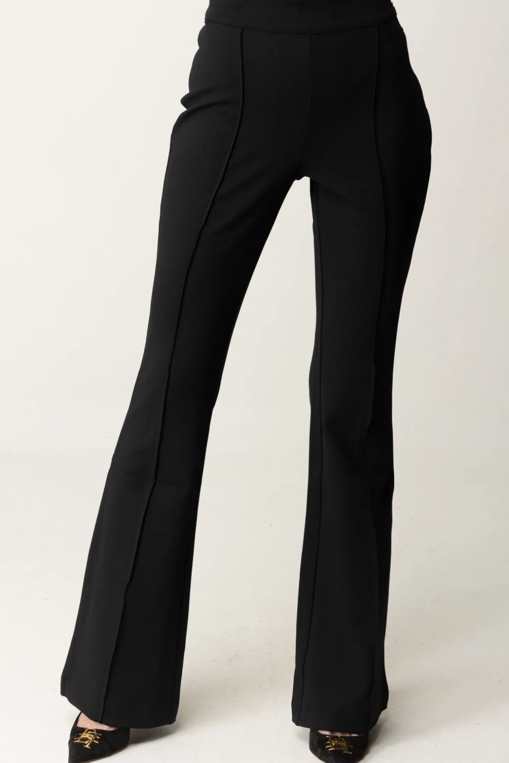 Donna Guess Pantaloni Flared Evelina con Piping