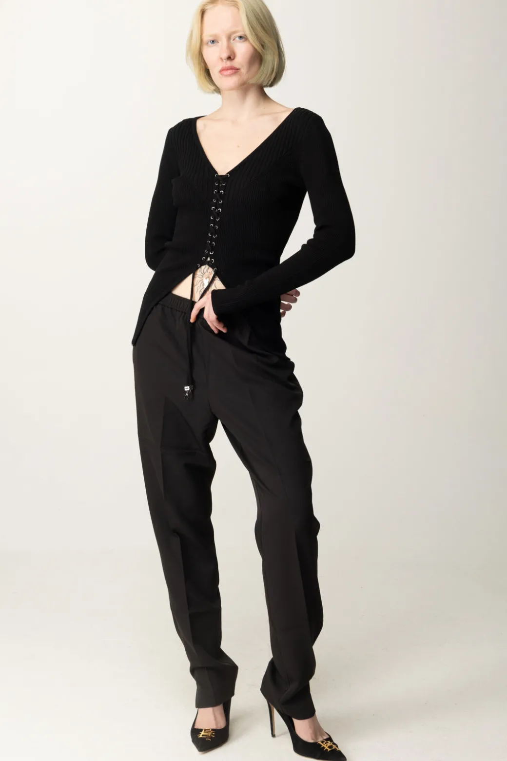 Donna Guess Pantaloni Jogger Roberta Eleganti