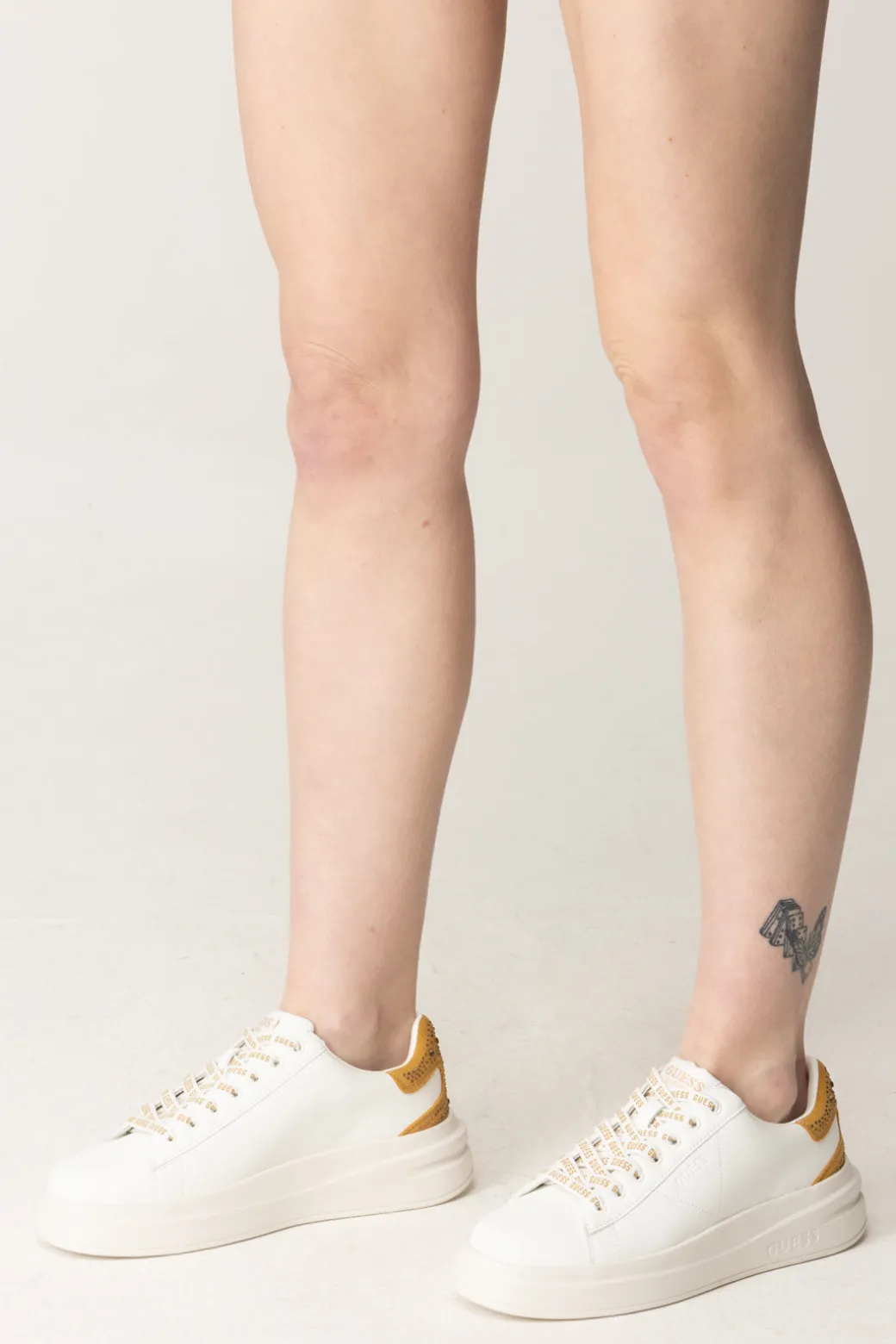 Donna Guess Sneakers Elbina con Strass