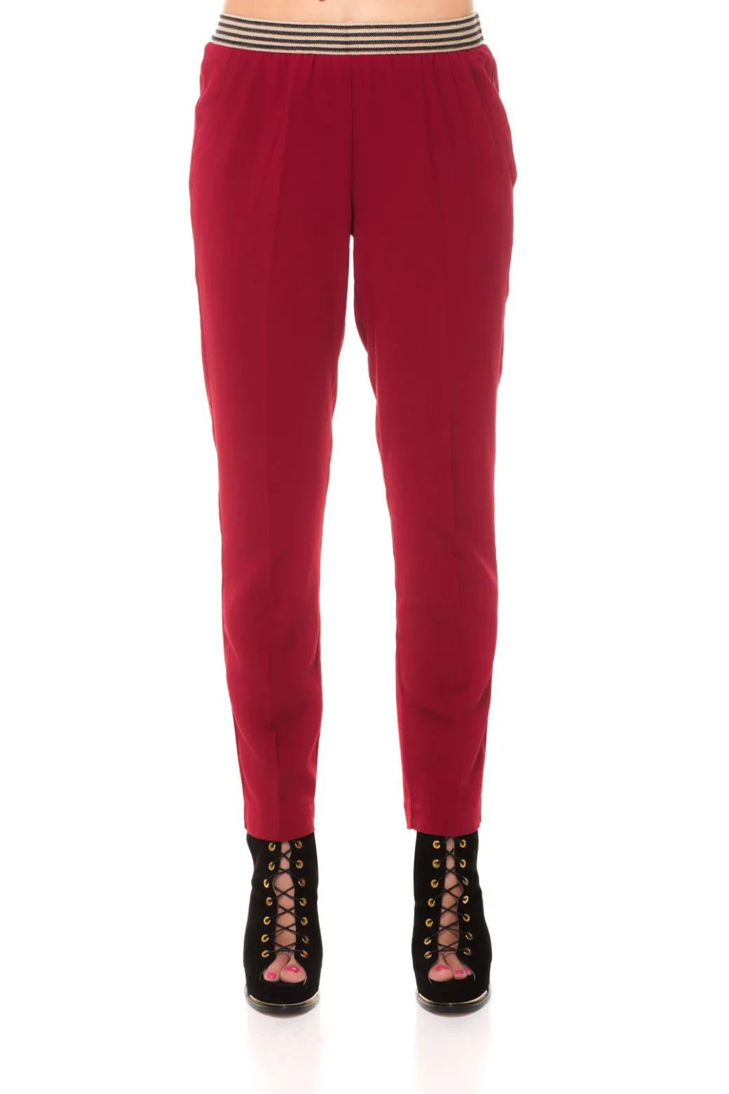 Donna Jucca : Pantalone con Elastico In Vita