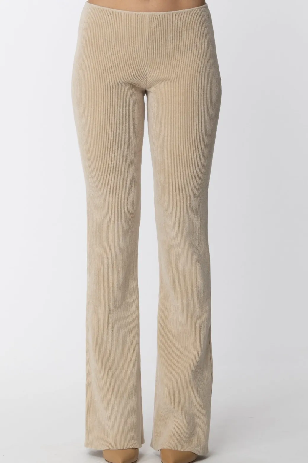 Donna Just Cavalli Pantalone Vita Bassa a Costine