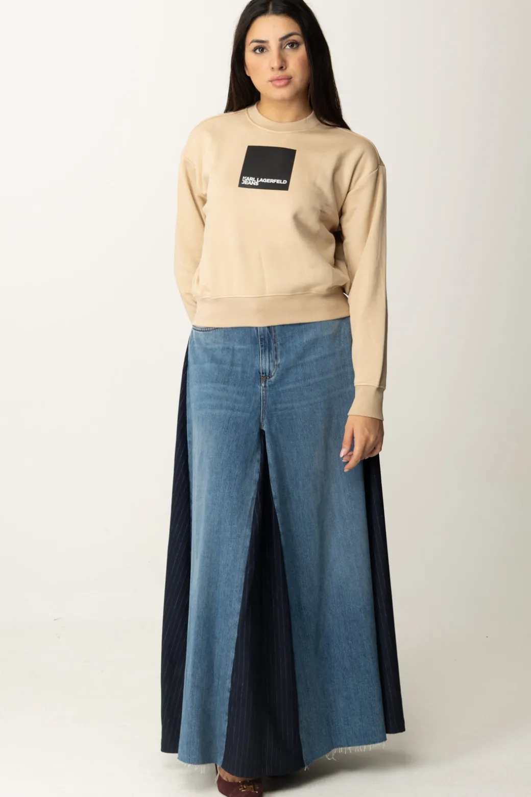 Donna Karl Lagerfeld Felpa con Logo