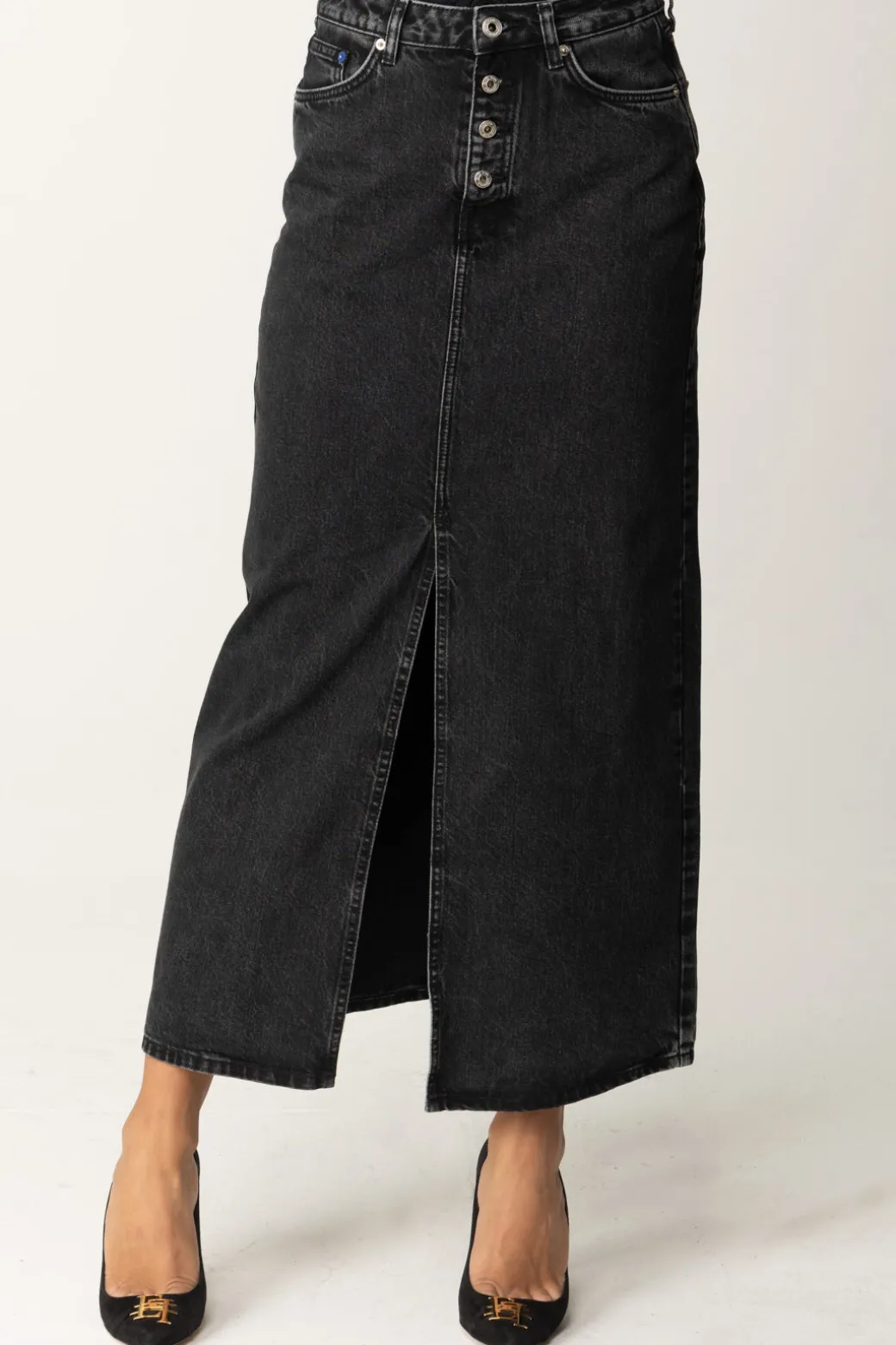 Donna Karl Lagerfeld Gonna Midi In Jeans