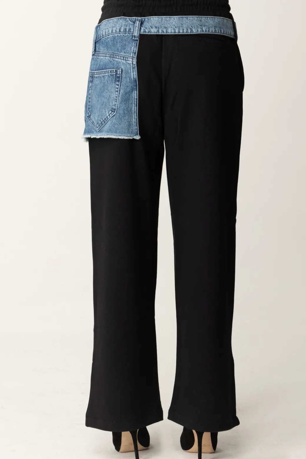 Donna Karl Lagerfeld Pantaloni con Inserto In Jeans