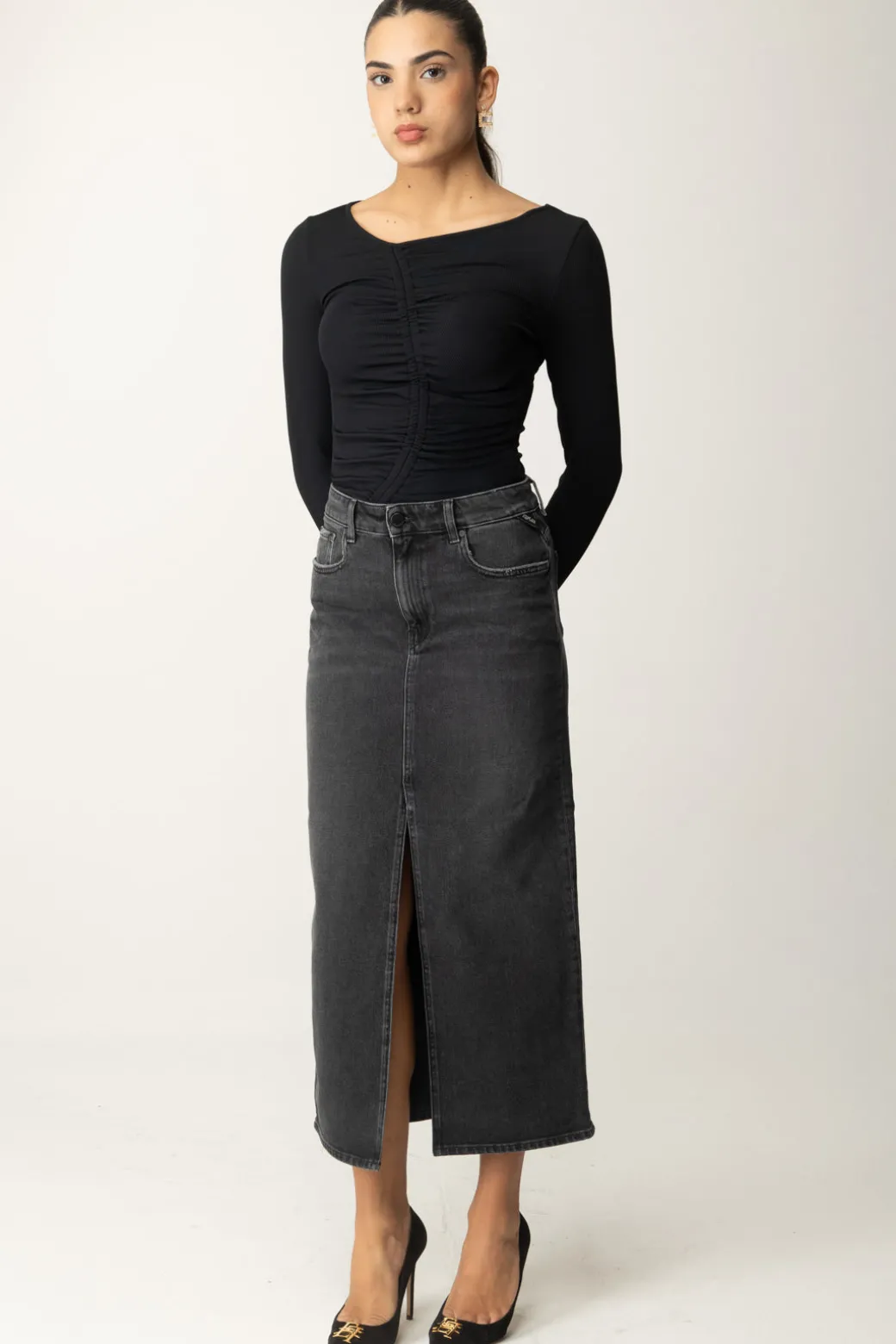 Donna Karl Lagerfeld Top con Arricciatura