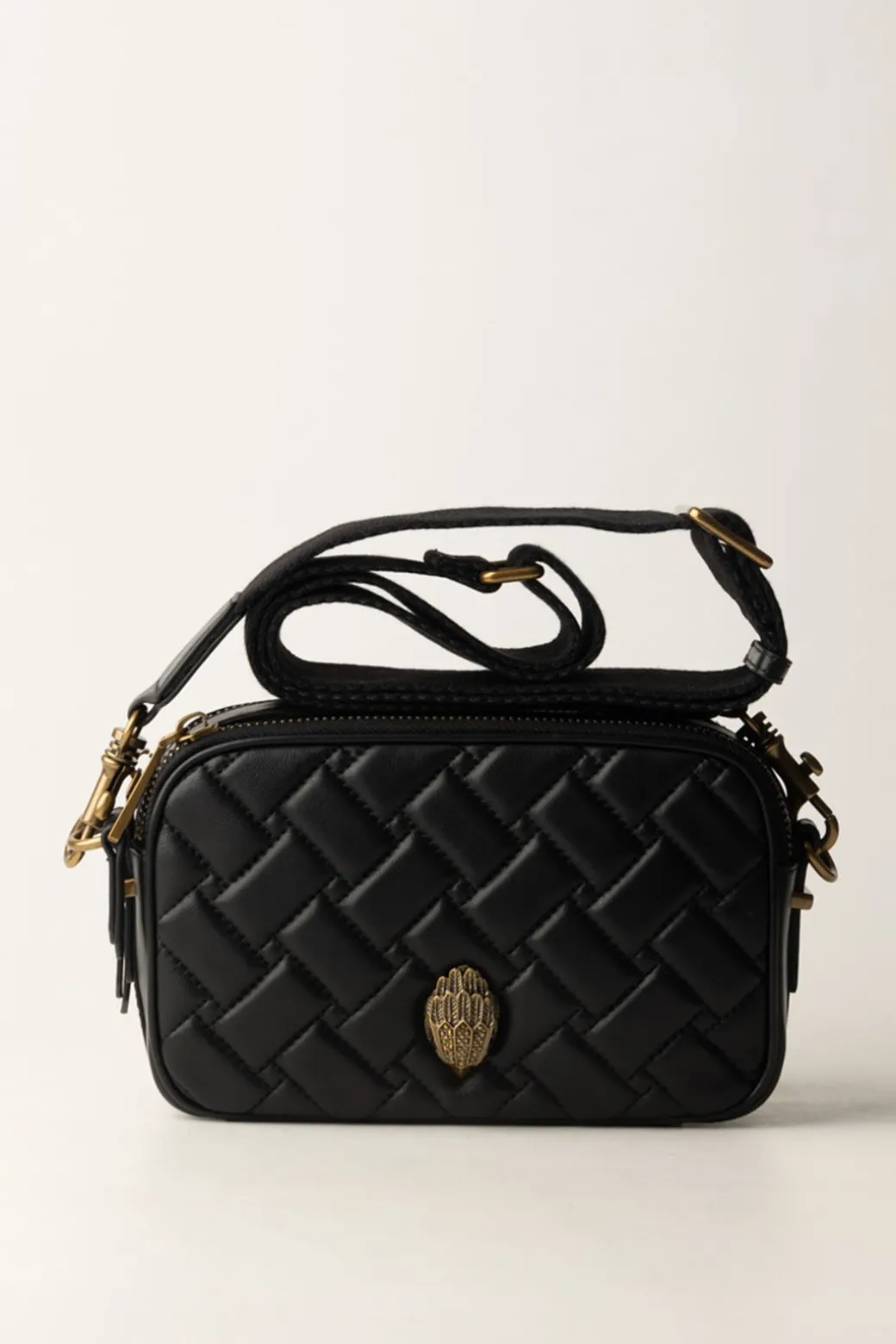 Donna Kurt Geiger Mini Camera Bag Kensington Intrecciata