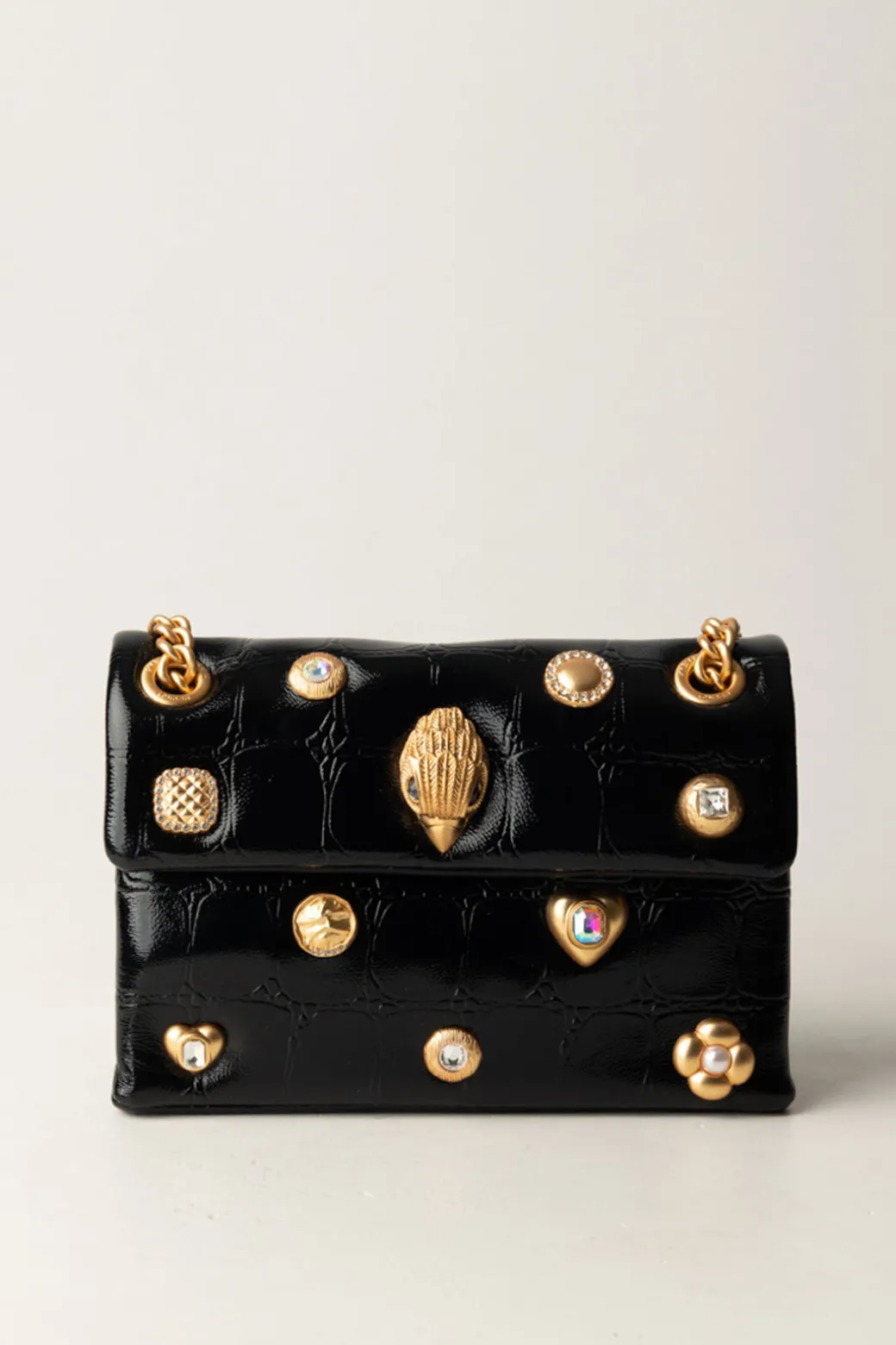 Donna Kurt Geiger Mini Kensington Bag con Dettagli Gioiello