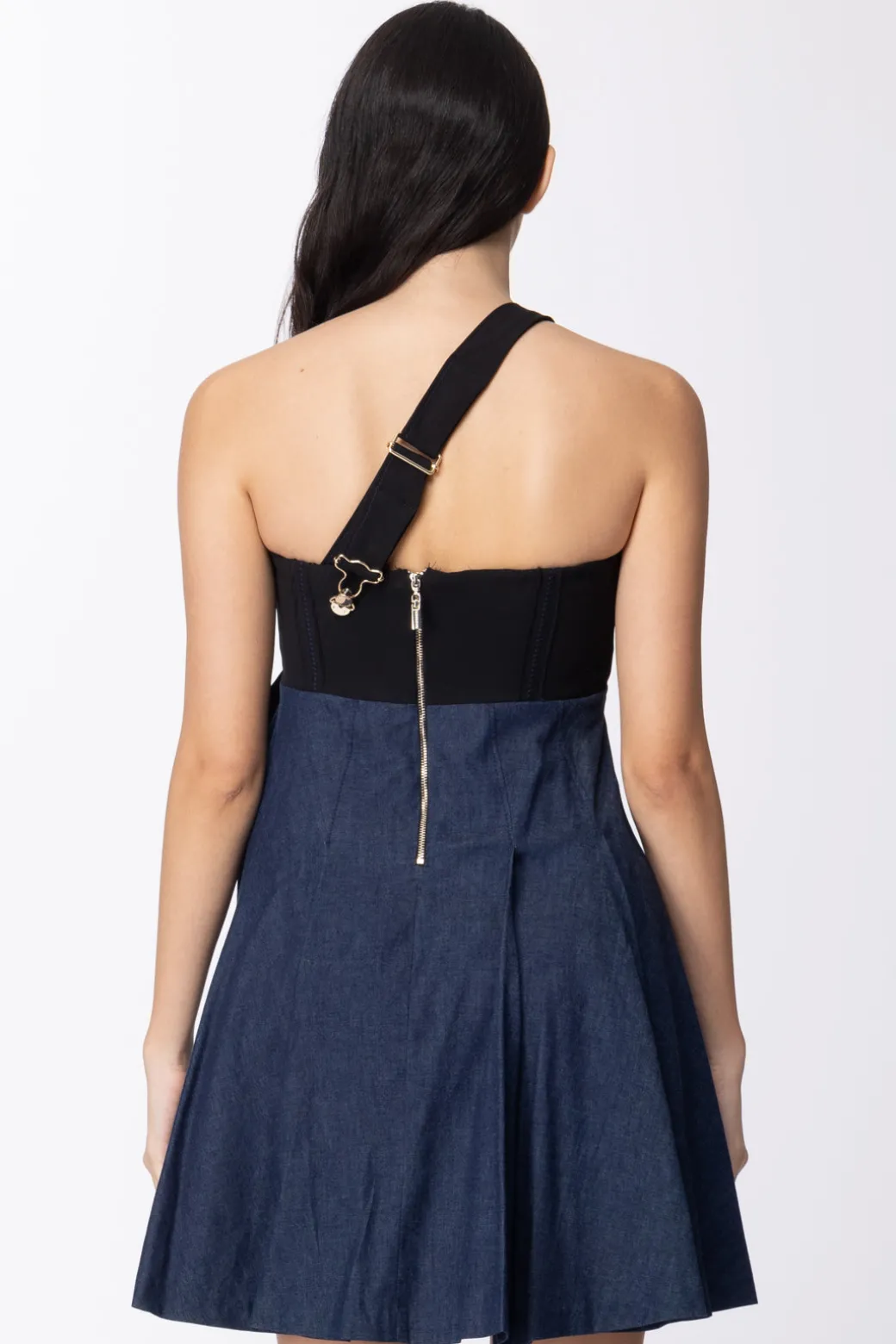 Donna Mangano : Abito Evergreen Bicolore Maxi Fiocco