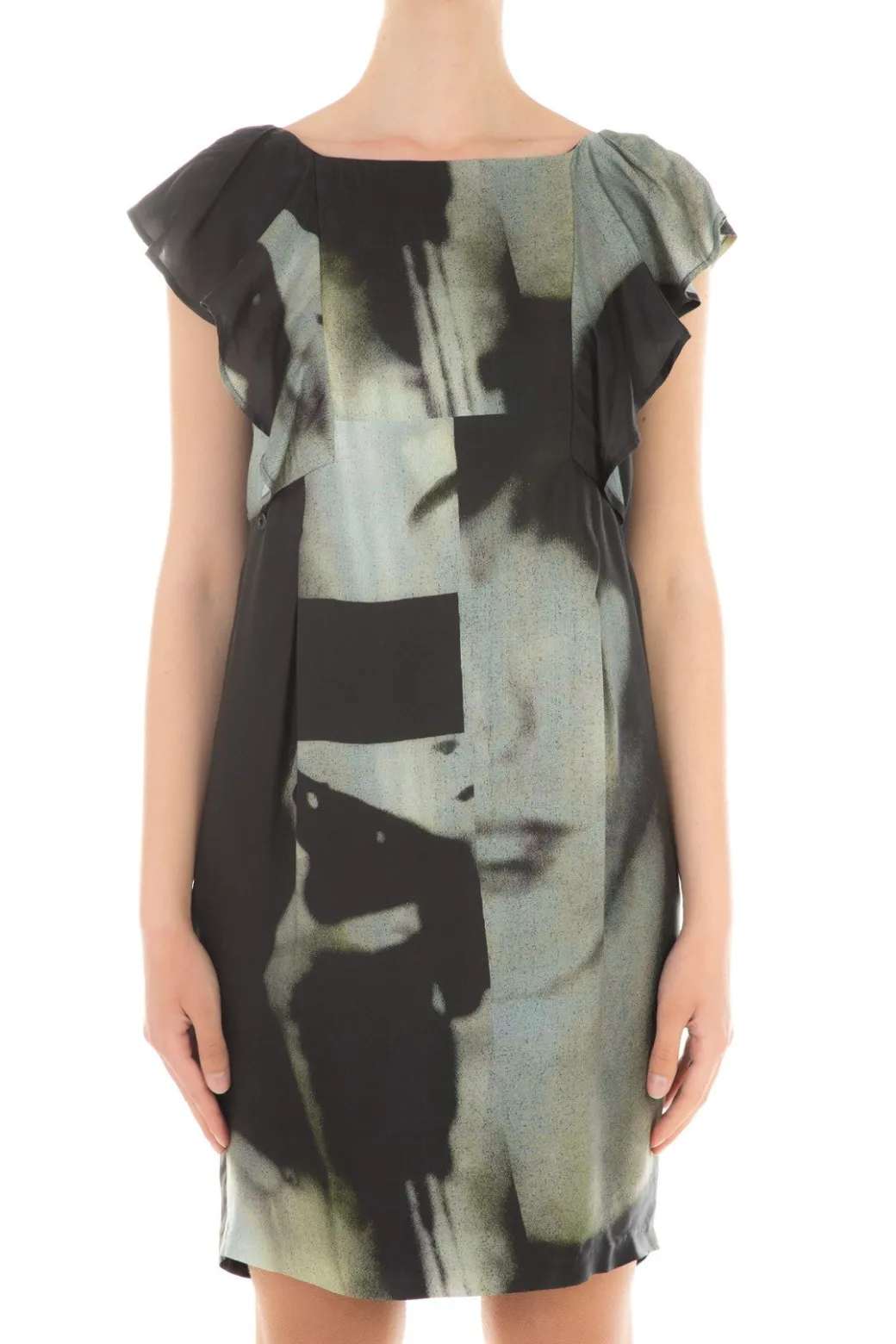Donna Manila Grace Abito Midi con Stampa