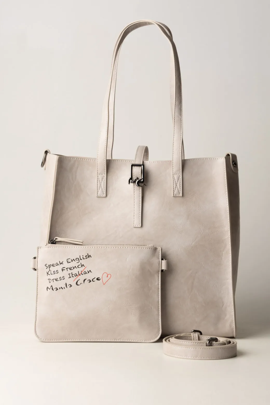 Donna Manila Grace Borsa Felicia Media In Ecopelle Martellata